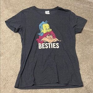 Disney 'Besties' Graphic T-Shirt - Gray/blue/navy